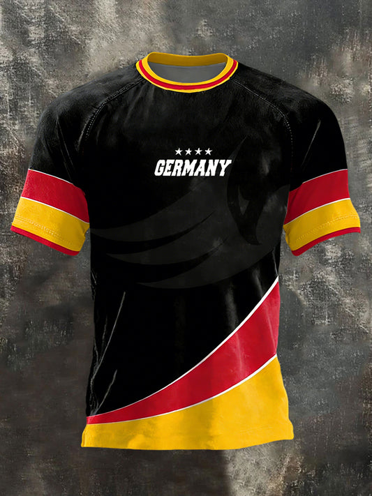 Männer Deutschland 2026 Fußball mannschaft Unterstützer Print T-Shirt