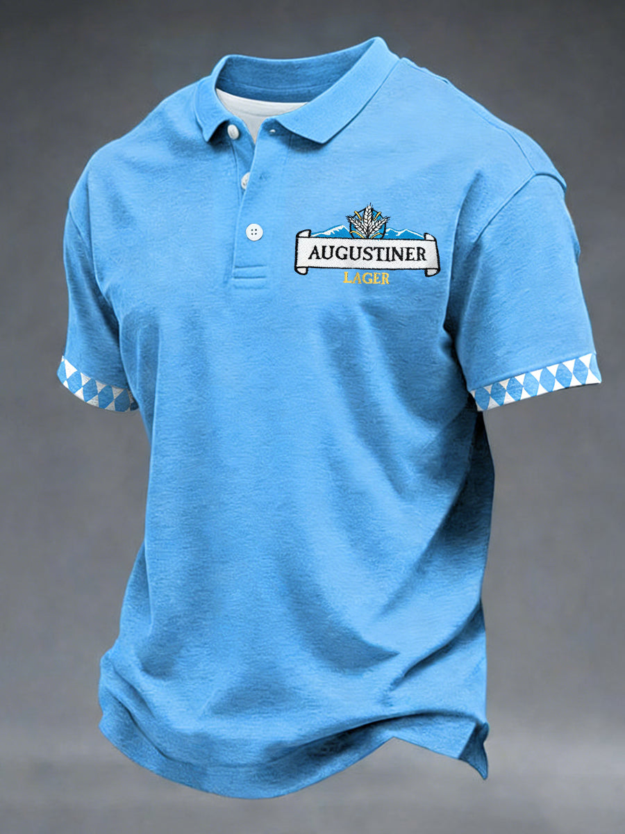 Herren Bier liebhaber München Oktoberfest Print Shirt