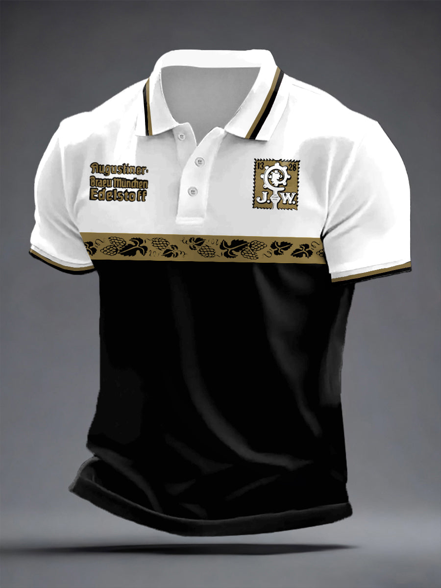 Herren Bier liebhaber München Oktoberfest Print Shirt