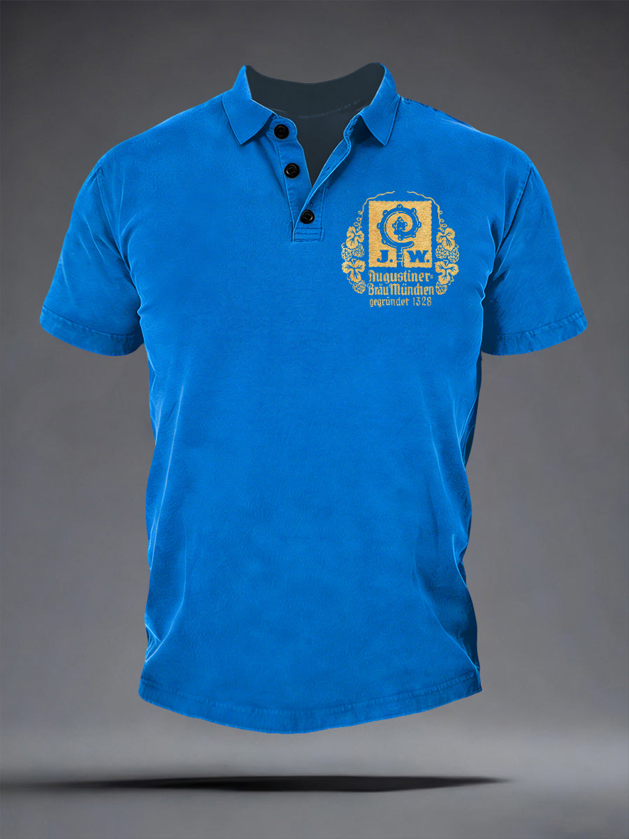 Herren Bier liebhaber Kurzarm hemd