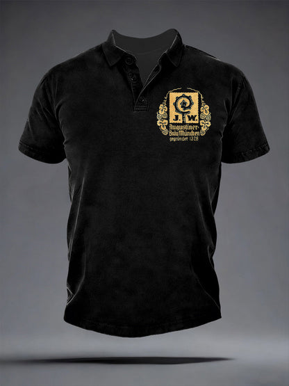 Herren Bier liebhaber Kurzarm hemd