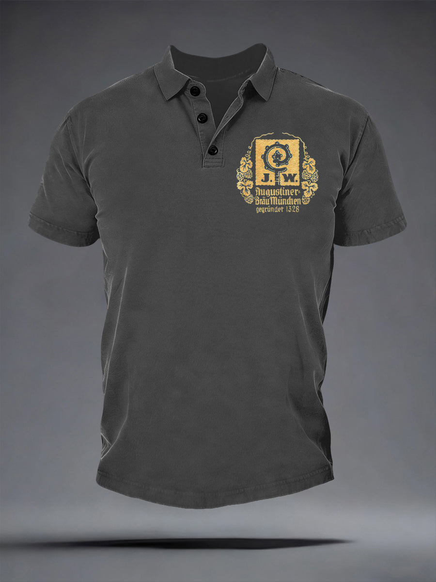 Herren Bier liebhaber Kurzarm hemd