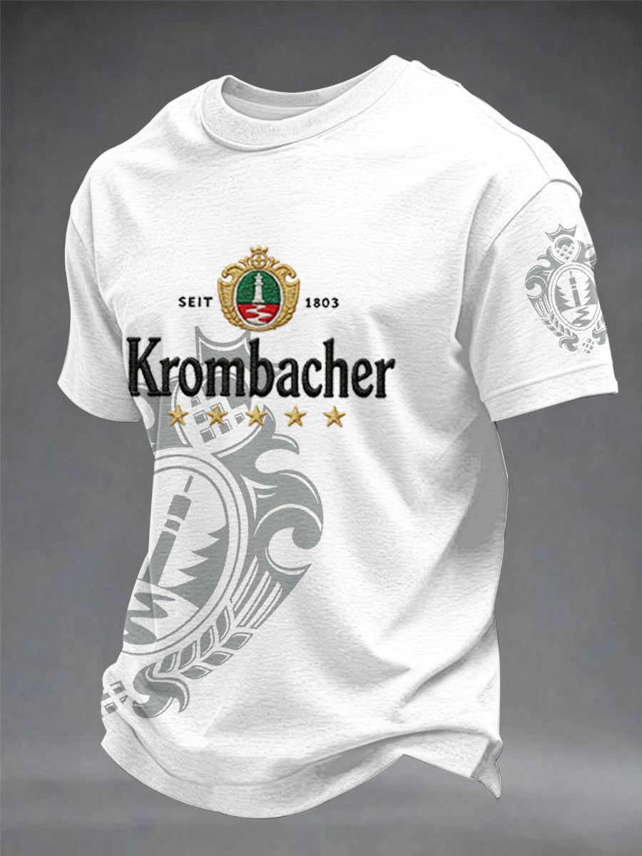 Herren Bier Liebhaber kurze Ärmel T-Shirt