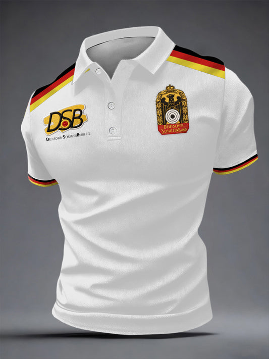 Herren-Schützen fest Print Shirt