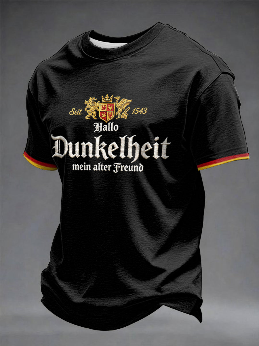 Männer Hallo Dunkelheit Mein alter Freund Print T-Shirt