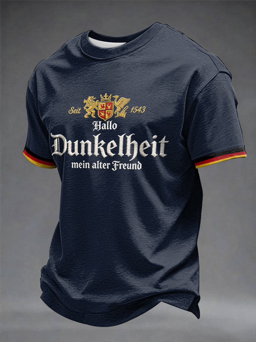 Männer Hallo Dunkelheit Mein alter Freund Print T-Shirt