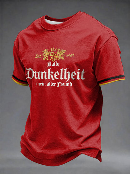 Männer Hallo Dunkelheit Mein alter Freund Print T-Shirt