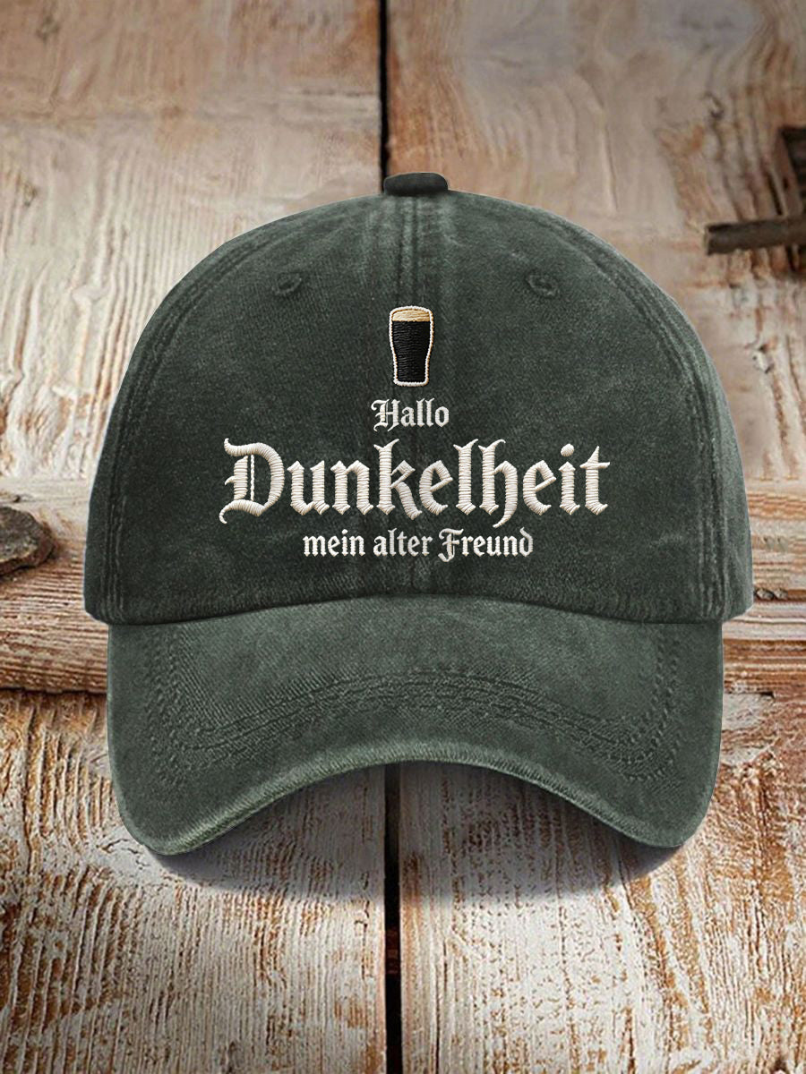 Unisex Hallo Dunkelheit Mein alter Freund Print Cap