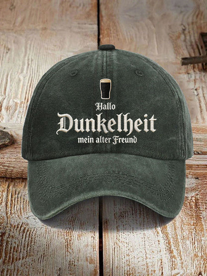 Unisex Hallo Dunkelheit Mein alter Freund Print Cap
