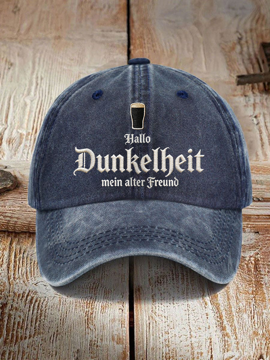 Unisex Hallo Dunkelheit Mein alter Freund Print Cap