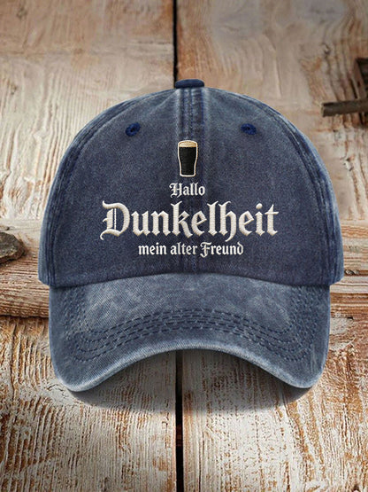 Unisex Hallo Dunkelheit Mein alter Freund Print Cap