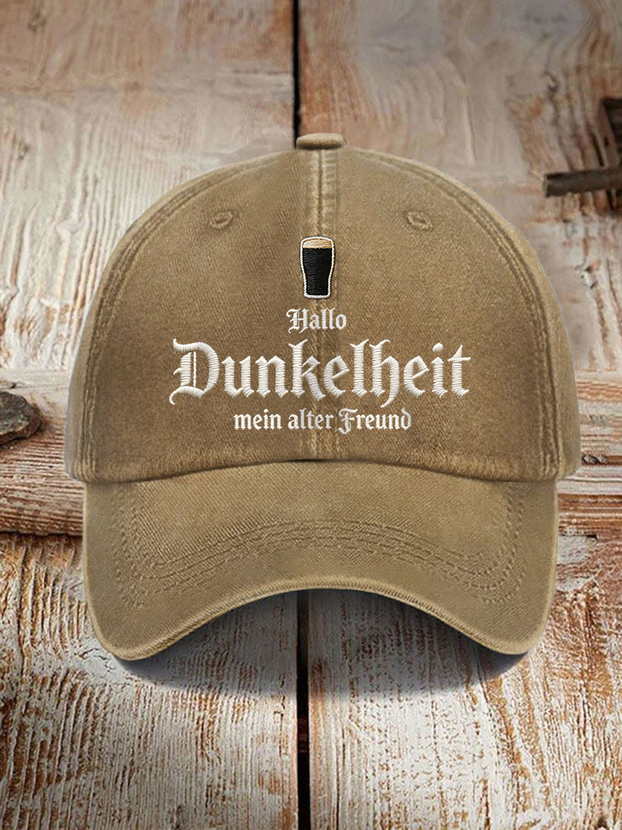 Unisex Hallo Dunkelheit Mein alter Freund Print Cap