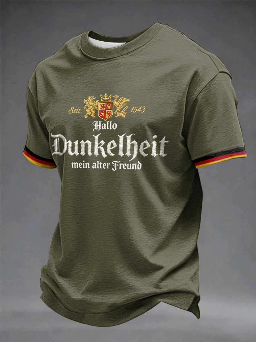 Männer Hallo Dunkelheit Mein alter Freund Print T-Shirt