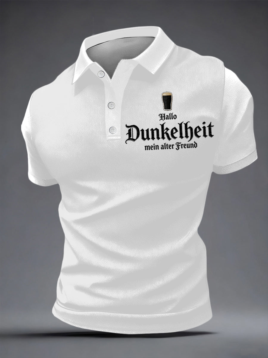 Herren Hallo Dunkelheit Mein alter Freund Print Shirt
