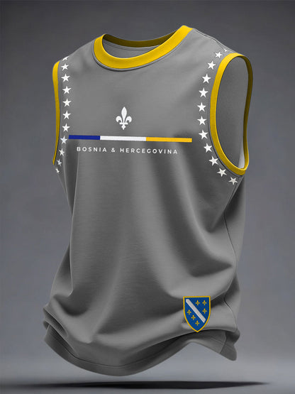 Unisex Bosnien Fußballfan ZMAJEVI Bedruckte Weste