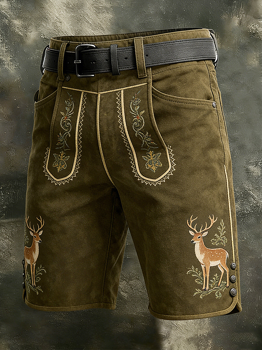Herren-Jagdkunst-Print lässige Arbeits-Shorts