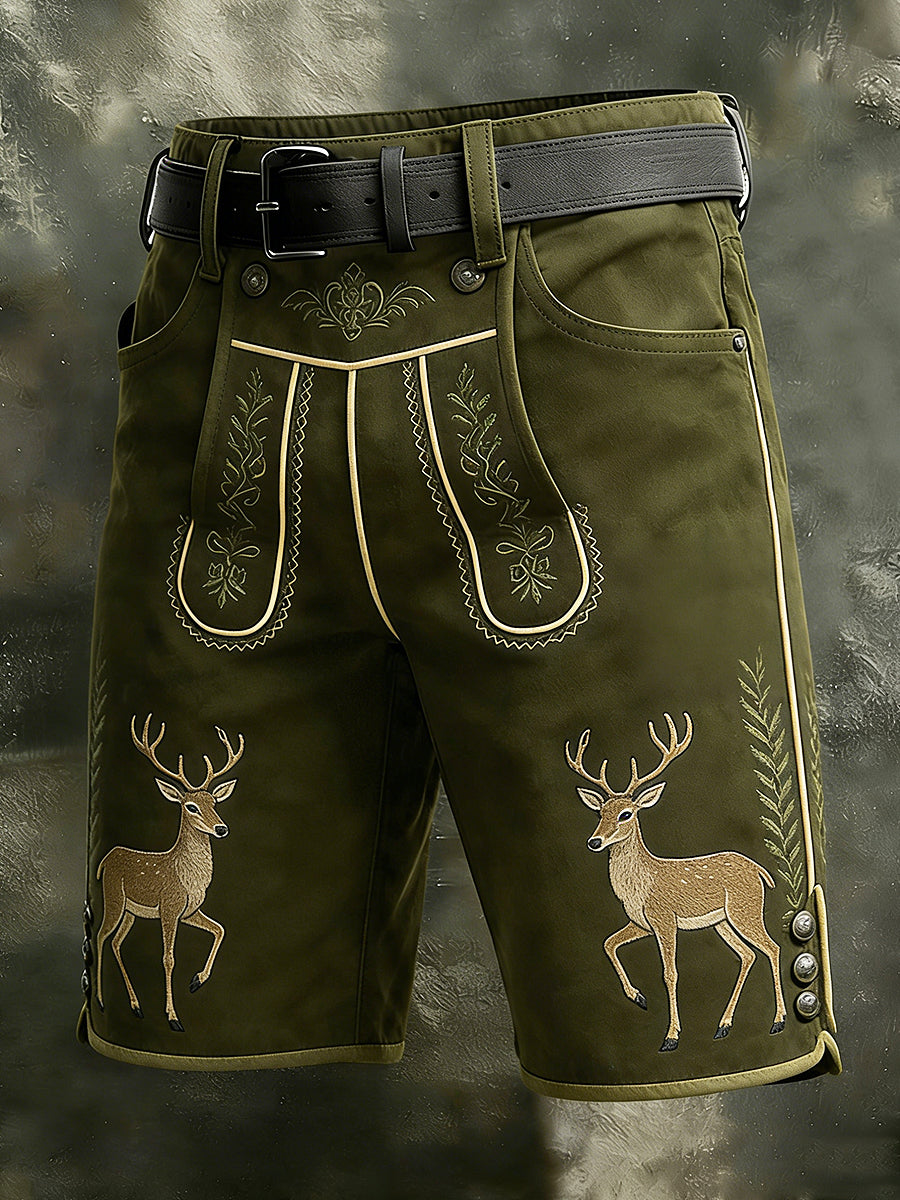 Herren-Jagdkunst-Print lässige Arbeits-Shorts