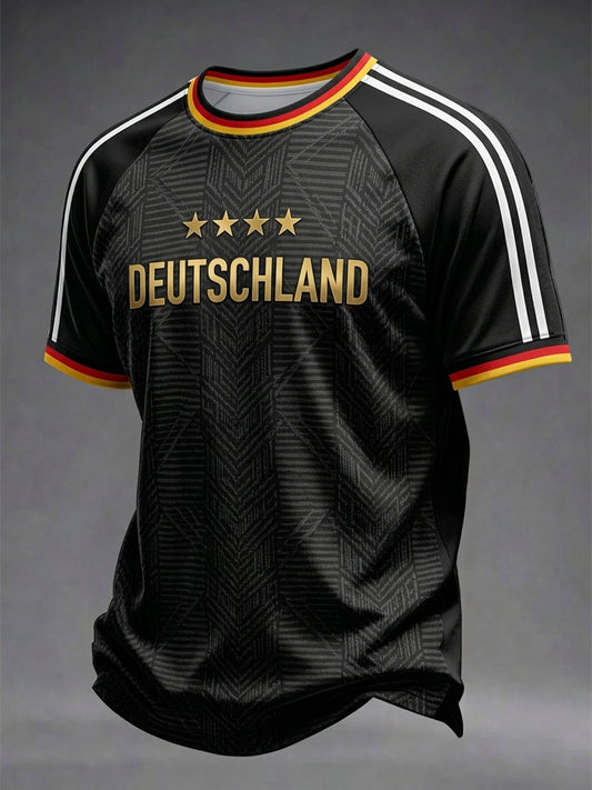 Herren-Deutschland-Fußballfan-2026-Print-T-Shirt