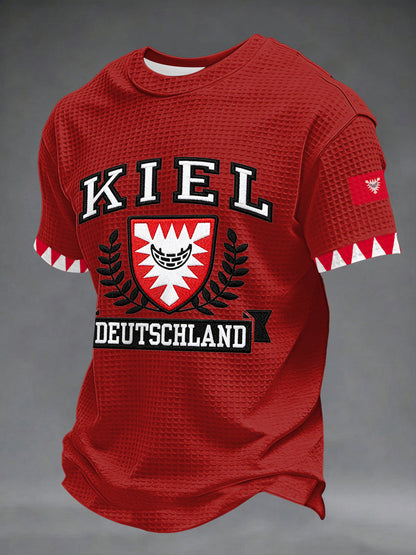 Herren-Waffel-T-Shirt zur Kiel-Week 2026