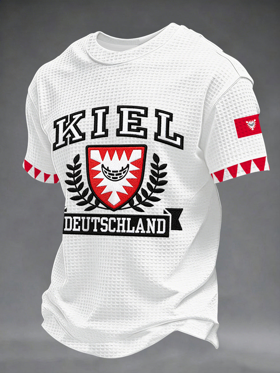 Herren-Waffel-T-Shirt zur Kiel-Week 2026