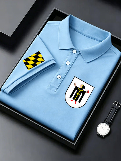 Herren-München-Shirt mit Aufdruck und kurzen Ärmeln