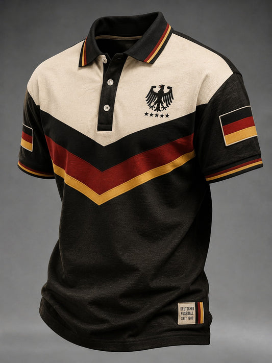 Herren-Fußballshirt mit Deutschland-Druck