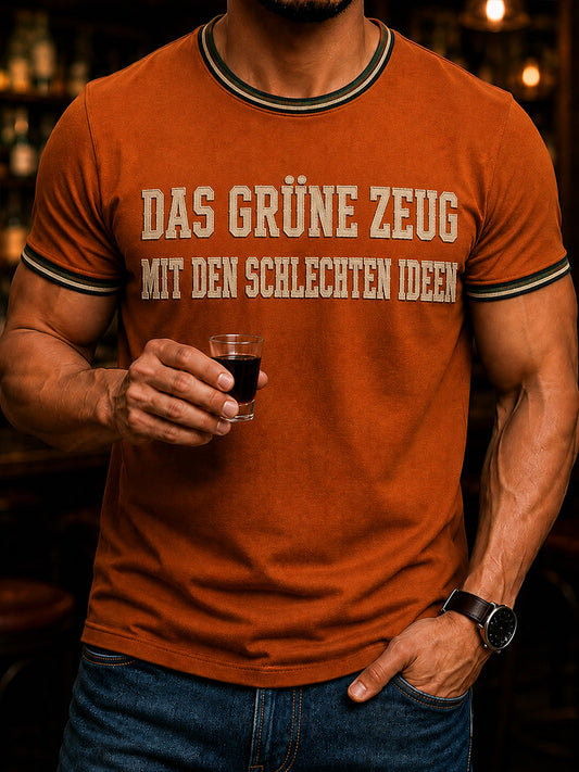 Herren-Herbal-Likör-Liebhaber-Shirt in Deutsch