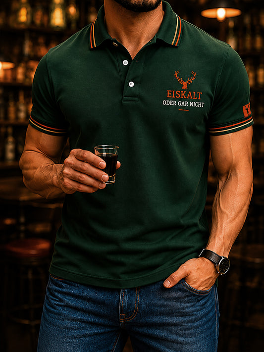 Herren-Herbal-Likör-Liebhaber-Shirt in Deutsch