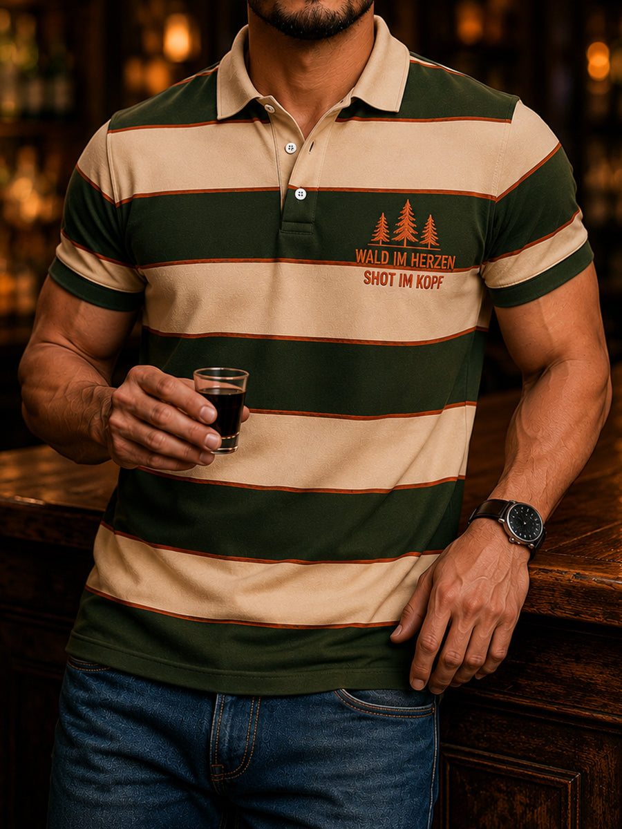 Herren-Herbal-Likör-Liebhaber-Shirt in Deutsch