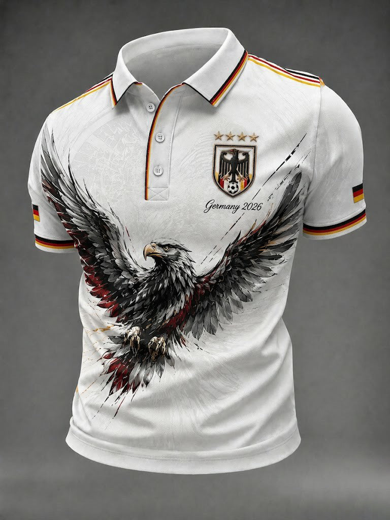Herren-Fußballshirt mit Deutschland-Druck