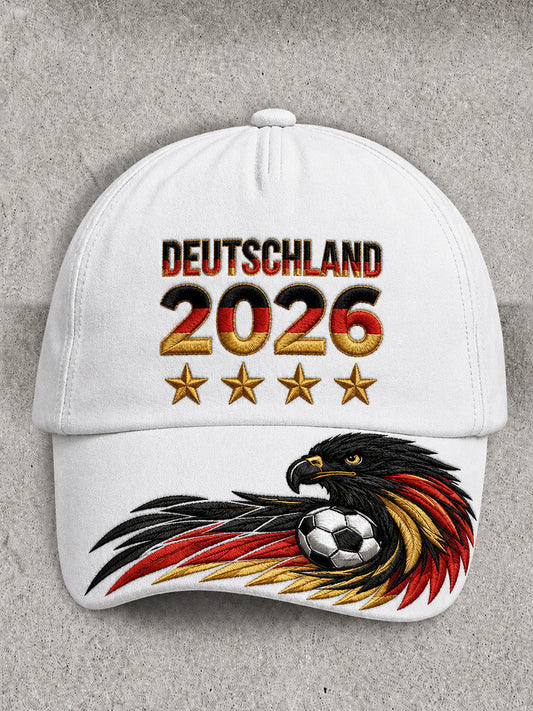 Unisex-Basecap mit Fußball-Design aus dem deutschen Urlaubsort