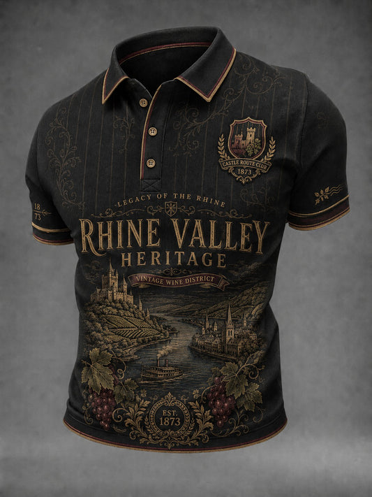 Herrenhemd mit Rheintal-Print, Deutschland