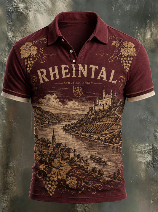 Herrenhemd mit Rheintal-Print, Deutschland