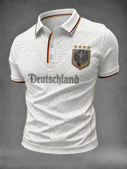 Herren-Fußballshirt mit Deutschland-Druck