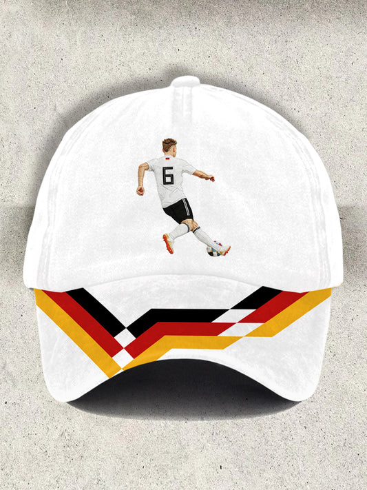 Unisex-Kappe mit Aufdruck der deutschen Fußballlegende