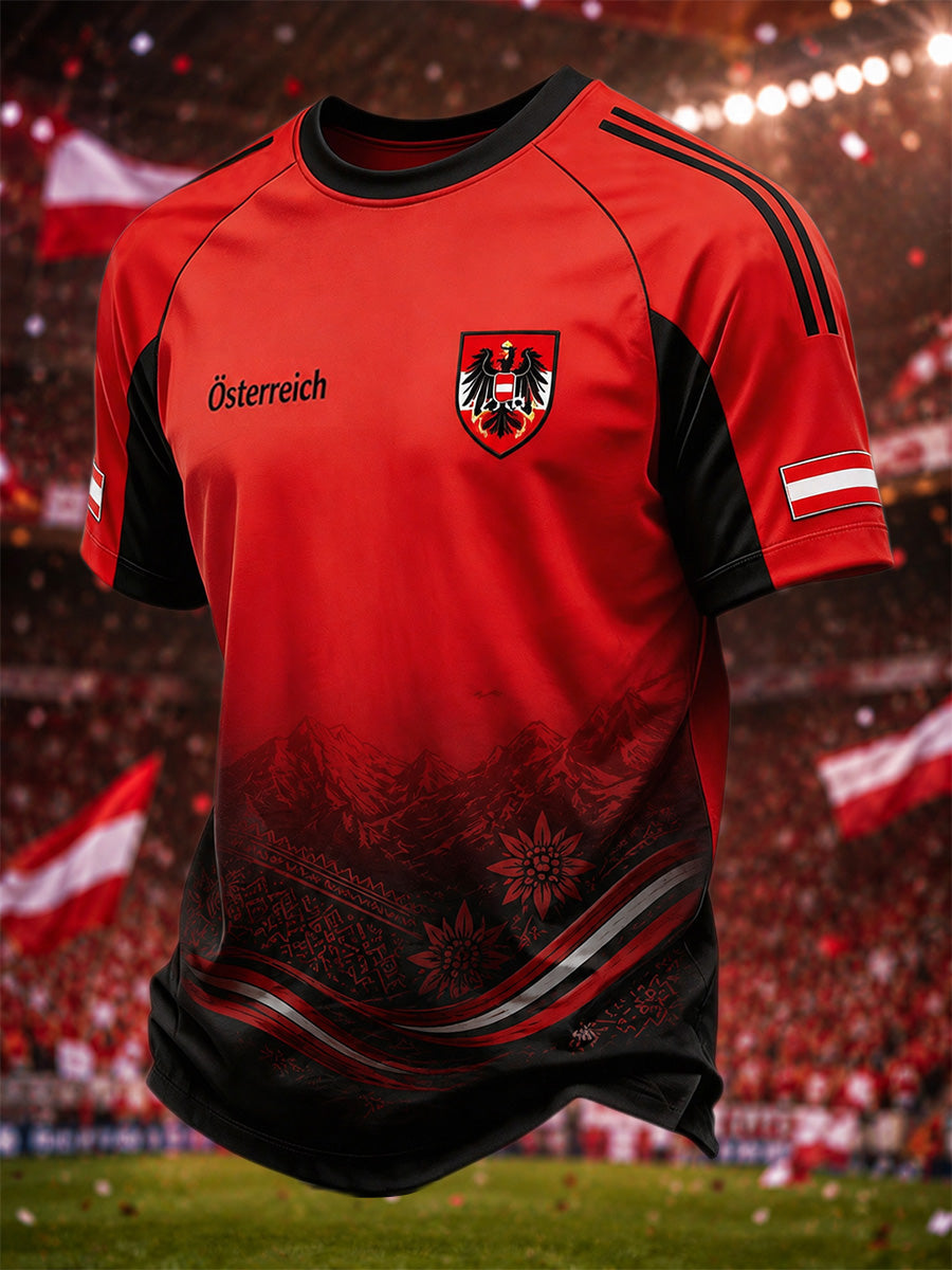 Herren-Geschenk für Fußballfans – bedrucktes Freizeit-T-Shirt