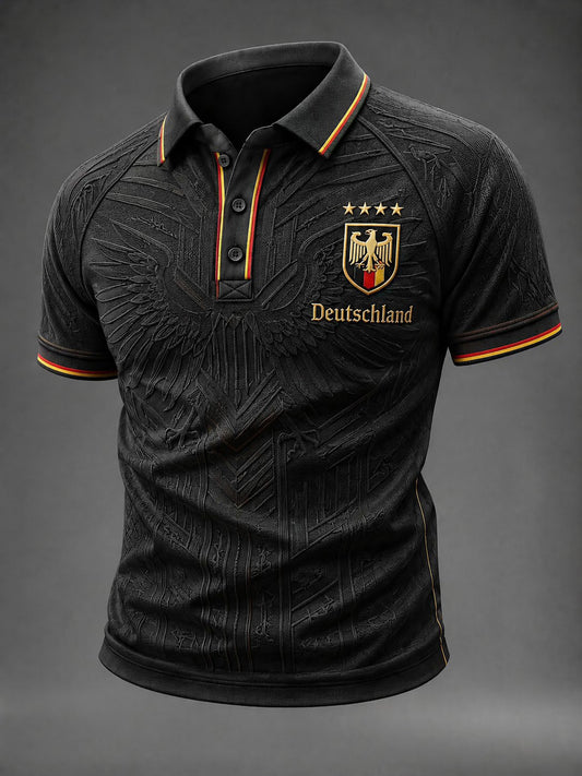 Herren-Fußballshirt mit Deutschland-Druck