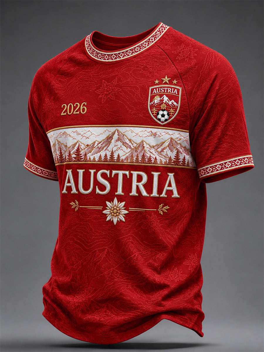 Herren-Geschenk für Fußballfans – bedrucktes Freizeit-T-Shirt