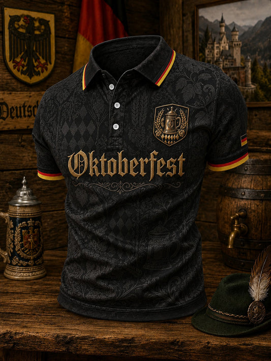Herren-Oktoberfest-Printhemd