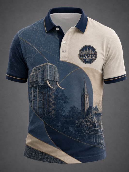 Men's Hamm Germany City Print Quiet Luxury Shirt