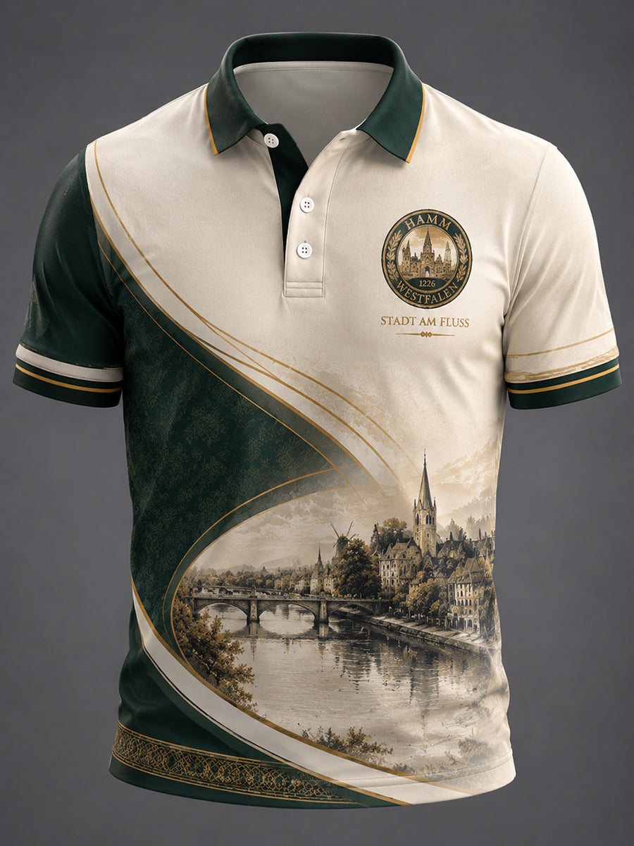 Men's Hamm Germany City Print Quiet Luxury Shirt