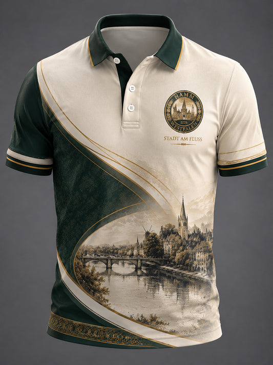 Men's Hamm Germany City Print Quiet Luxury Shirt