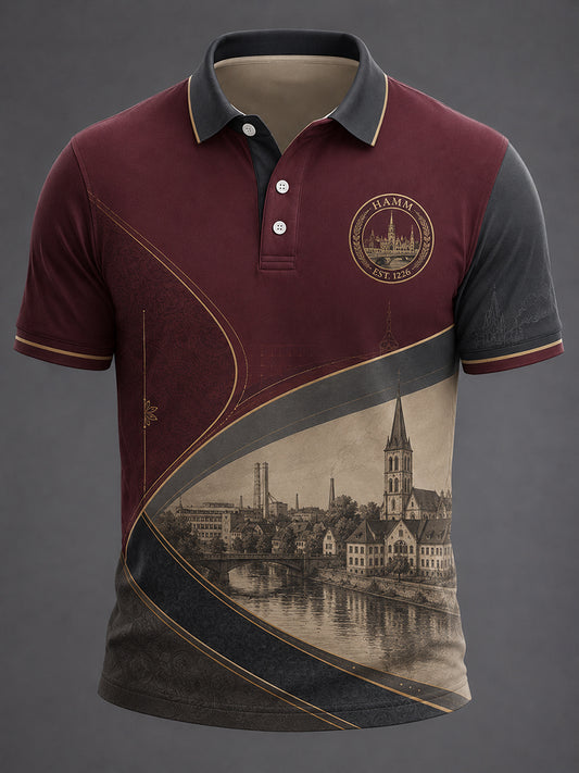 Men's Hamm Germany City Print Quiet Luxury Shirt