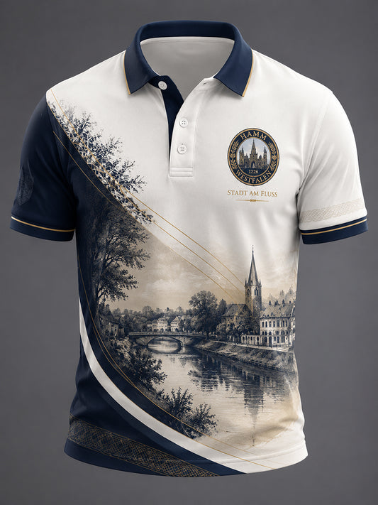 Men's Hamm Germany City Print Quiet Luxury Shirt