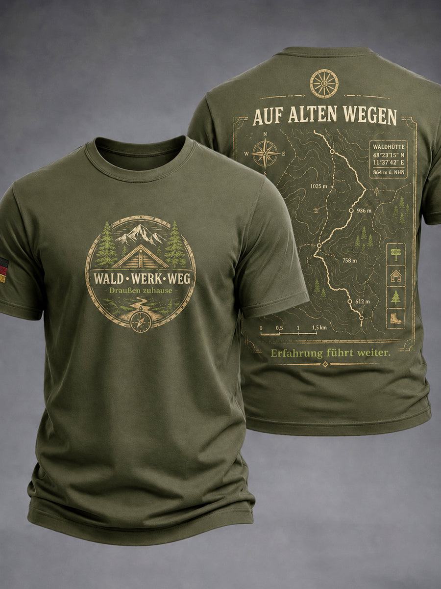 Herren-T-Shirt mit traditionellem deutschen Motiv