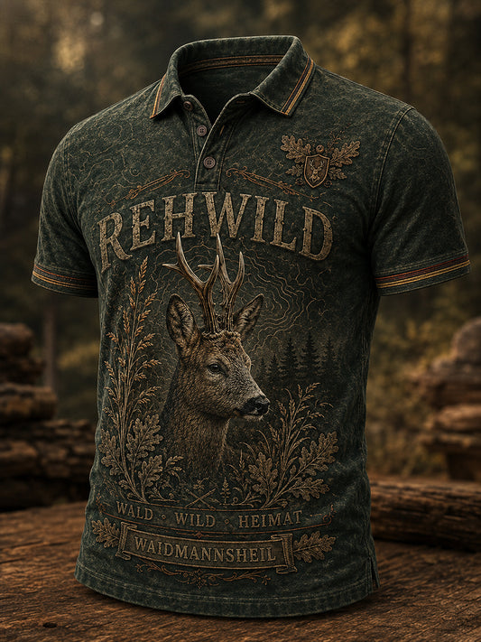 Men's German Hunting Season Short Sleeve Shirt
