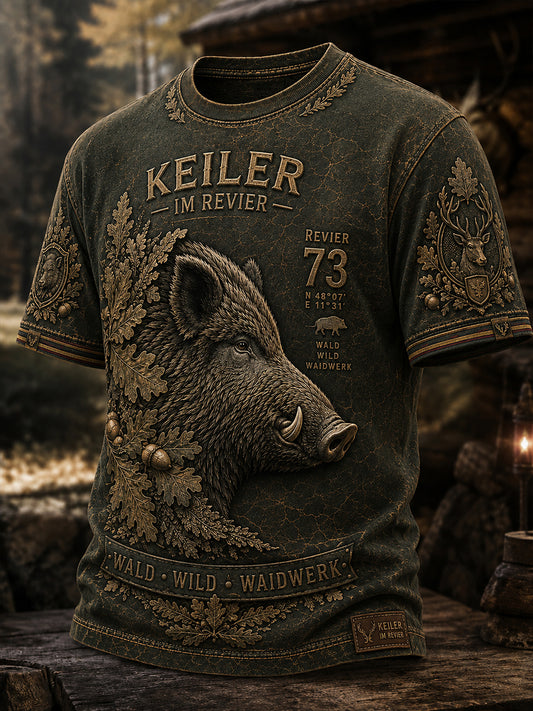 Men's German Hunting Season Short Sleeve Shirt