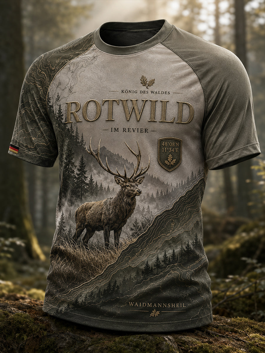 Men's German Hunting Season Short Sleeve T-Shirt