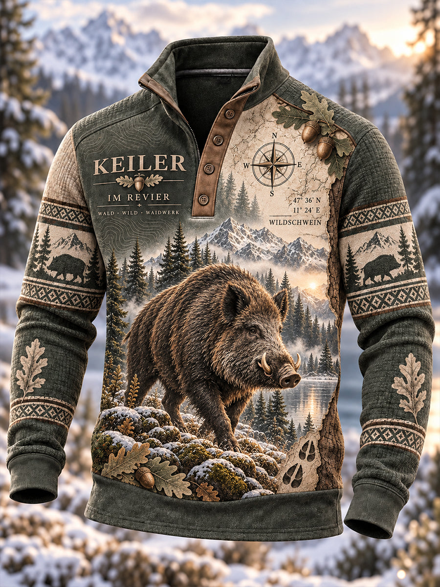Men's German Hunting Season Long Sleeve T-Shirt