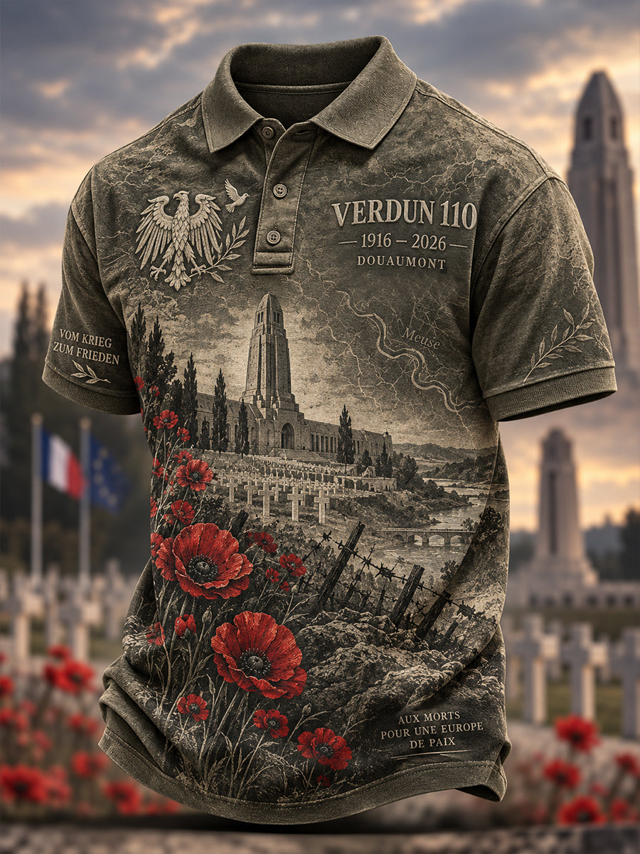 Men's The Memorial Of The Battle Of Verdun Polo Shirt